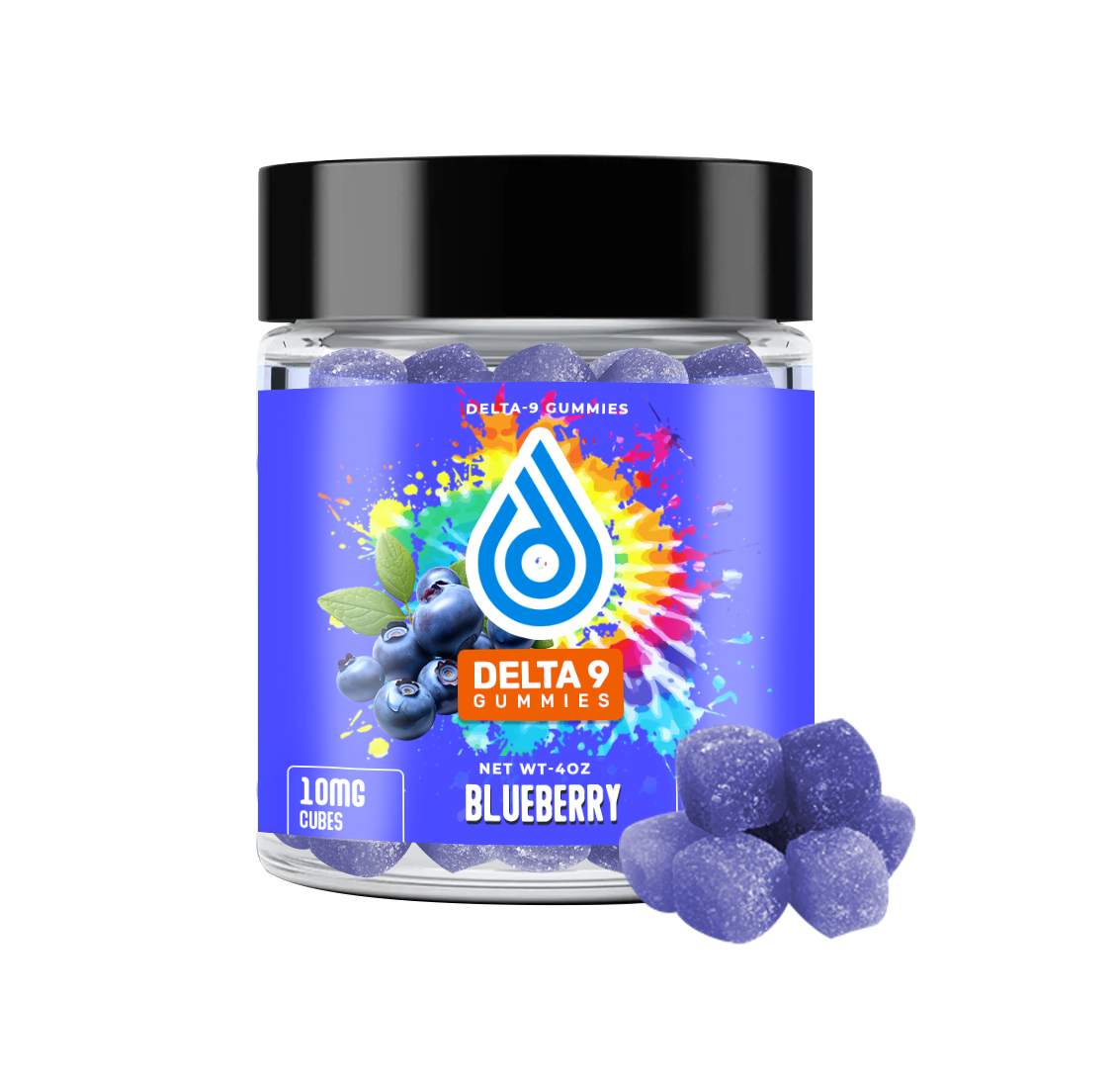 Delta 9 Blueberry 300mg - 10mg Each